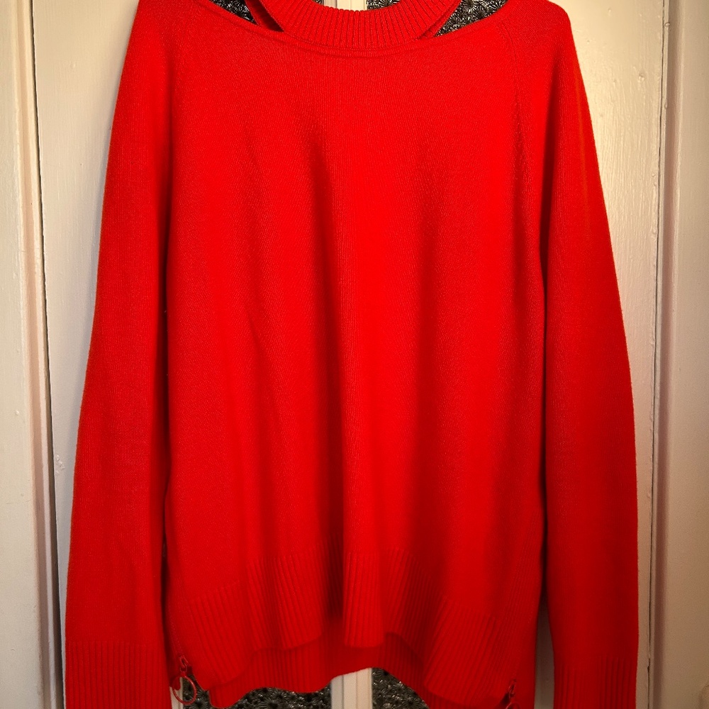 Akris Punto Wool Sweater Orange-red L - Picture 5 of 6